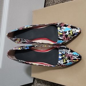 Anne Michelle graffiti stilleto size 6.5